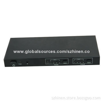 HDMI Switch-splitter 4X2 (Matrix) with Audio Output, Bandwidth Up to 225MHz